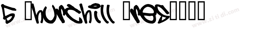 5 Churchill Cres字体转换